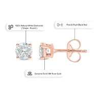 1/2 ct. t.w. Diamond Solitaire Earring 14K Gold