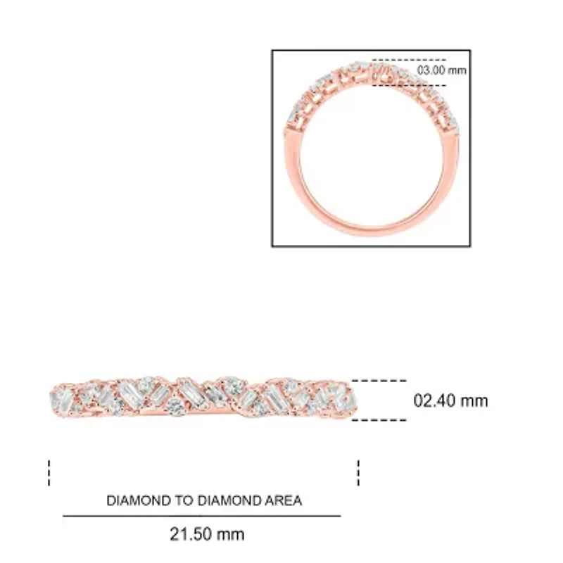 1/ ct. t.w. Diamond Anniversary Band 10K Gold