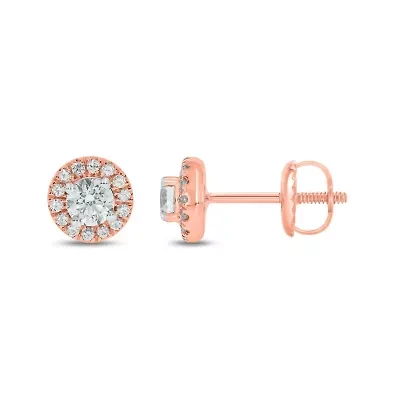 ct. t.w. Diamond Solitaire Earring 14K Gold
