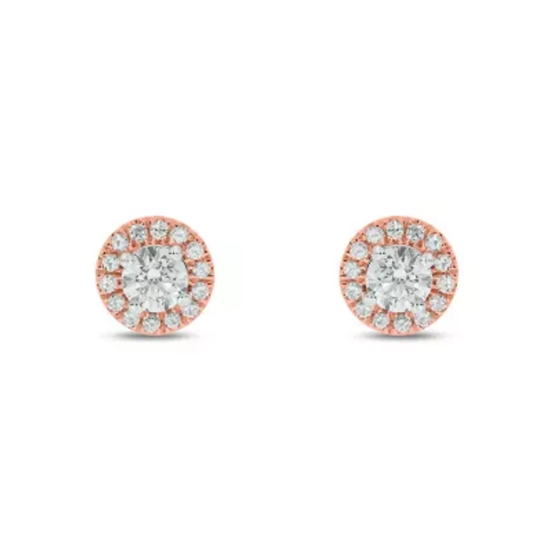 ct. t.w. Diamond Solitaire Earring 14K Gold
