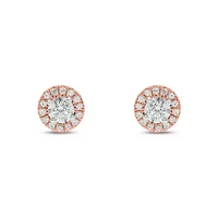 ct. t.w. Diamond Solitaire Earring 14K Gold