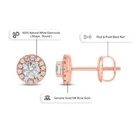 ct. t.w. Diamond Solitaire Earring 14K Gold