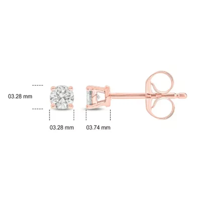1/3 ct. t.w. Diamond Solitaire Earring 14K Gold