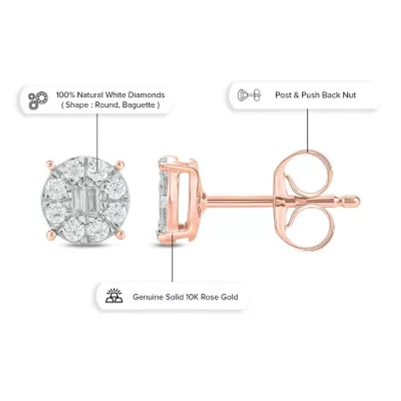 1/3 ct. t.w. Diamond Stud Earring 10K Gold