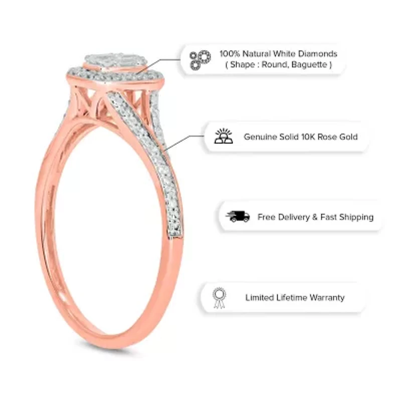1/5 ct. t.w. Diamond Promise Ring 10K Gold