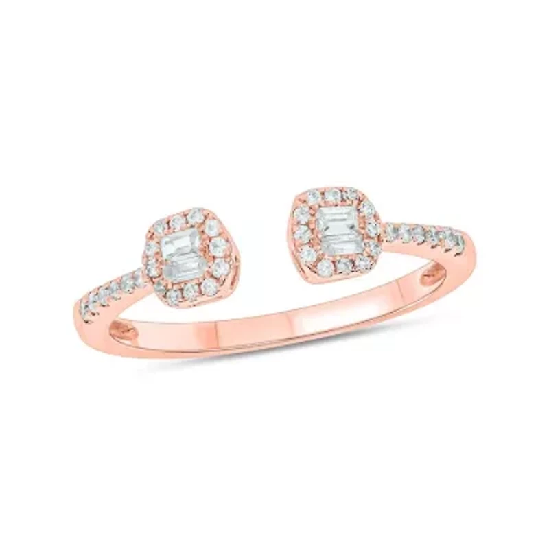 1/4 ct. t.w. Diamond Open Ring 10K Gold
