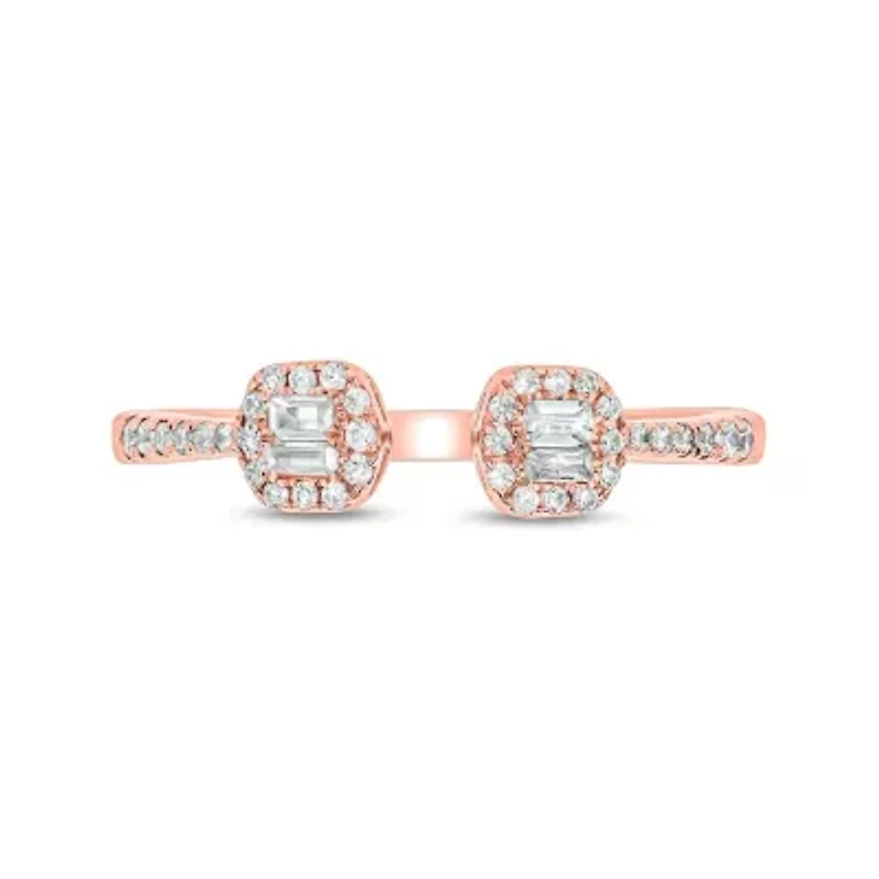 1/4 ct. t.w. Diamond Open Ring 10K Gold