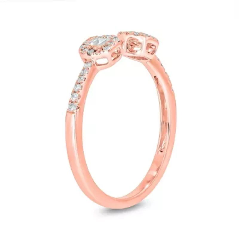 1/4 ct. t.w. Diamond Open Ring 10K Gold