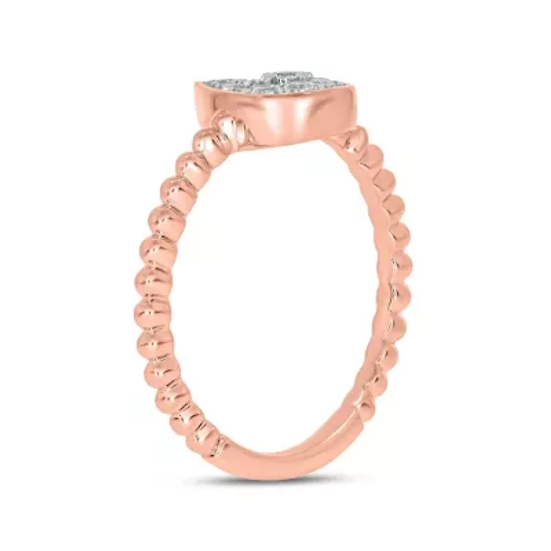 1/5 ct. t.w. Diamond Pear Shape Promise Ring 10K Gold