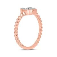 1/5 ct. t.w. Diamond Pear Shape Promise Ring 10K Gold