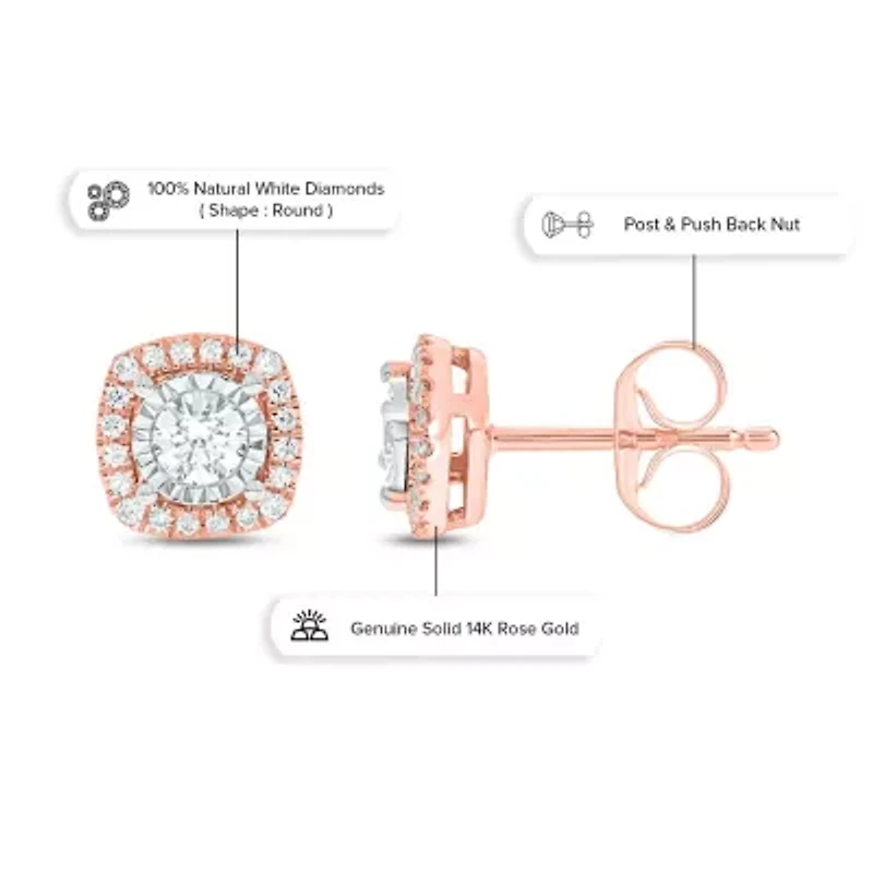 1/2 ct. t.w. Diamond Solitaire Earring 14K Gold