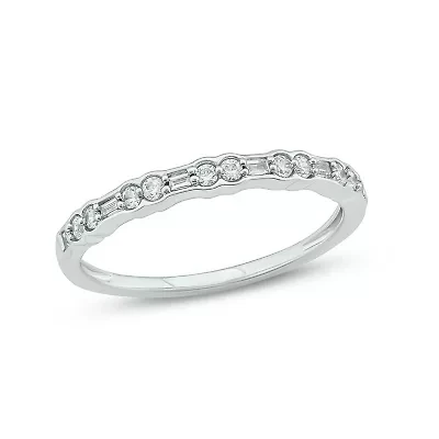 1/5 ct. t.w. Diamond Anniversary Band 10K White Gold
