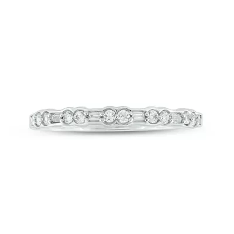 1/5 ct. t.w. Diamond Anniversary Band 10K White Gold