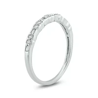 1/5 ct. t.w. Diamond Anniversary Band 10K White Gold