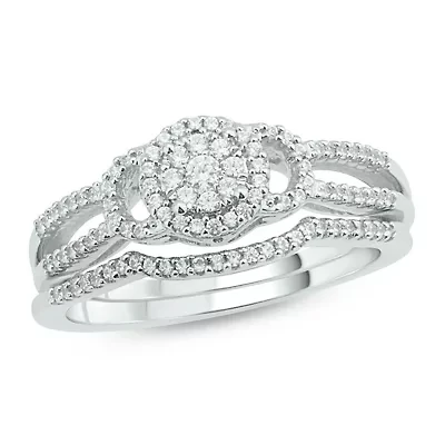 1/3 ct. t.w. Diamond Bridal Ring 10K White Gold