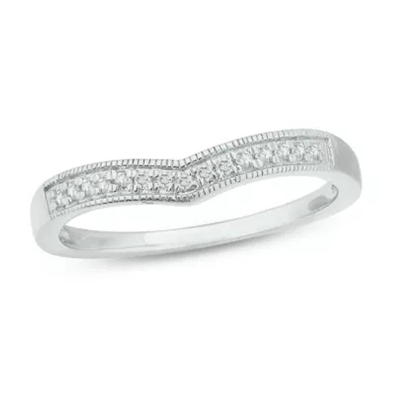 1/10 ct. t.w. Diamond Anniversary Band 10K White Gold