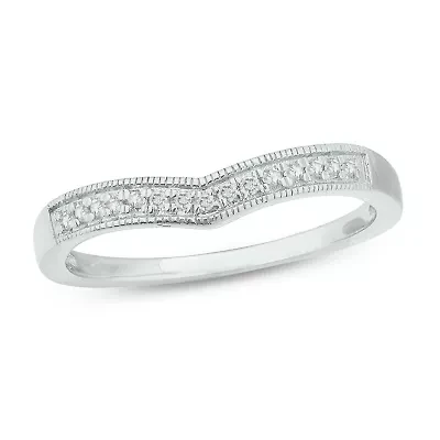 1/10 ct. t.w. Diamond Anniversary Band 10K White Gold