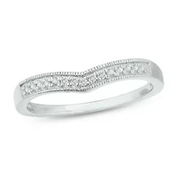 1/10 ct. t.w. Diamond Anniversary Band 10K White Gold