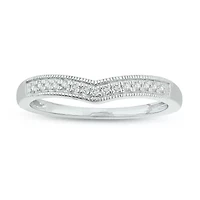 1/10 ct. t.w. Diamond Anniversary Band 10K White Gold