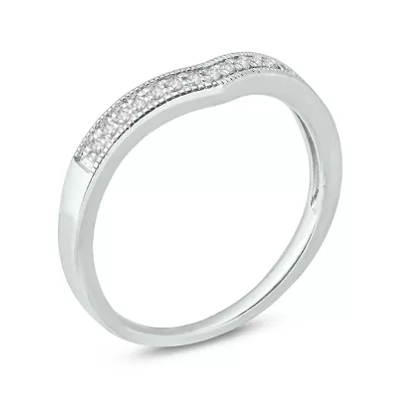 1/10 ct. t.w. Diamond Anniversary Band 10K White Gold