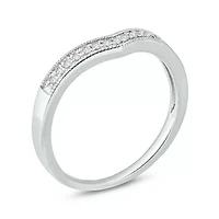 1/10 ct. t.w. Diamond Anniversary Band 10K White Gold