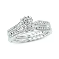 1/2 ct. t.w. Diamond Bridal Ring 10K White Gold