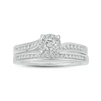 1/2 ct. t.w. Diamond Bridal Ring 10K White Gold