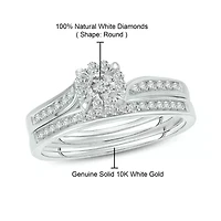 1/2 ct. t.w. Diamond Bridal Ring 10K White Gold