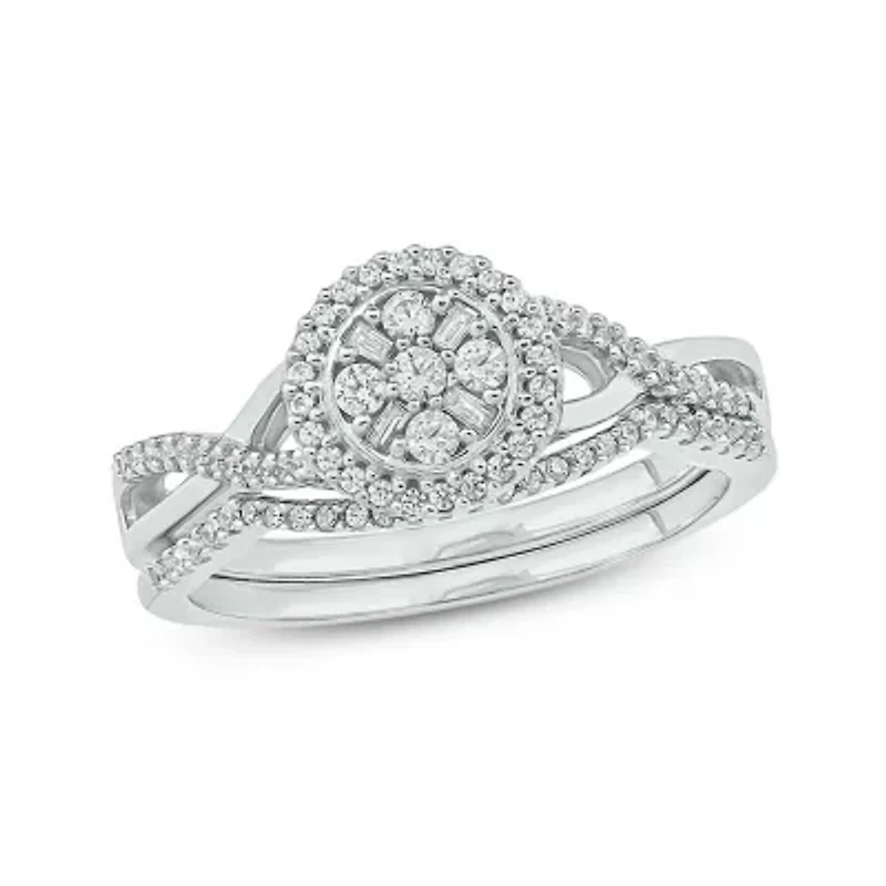 1/3 ct. t.w. Diamond Bridal Ring 10K White Gold