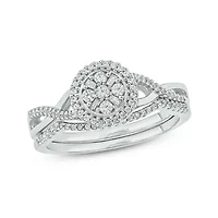 1/3 ct. t.w. Diamond Bridal Ring 10K White Gold