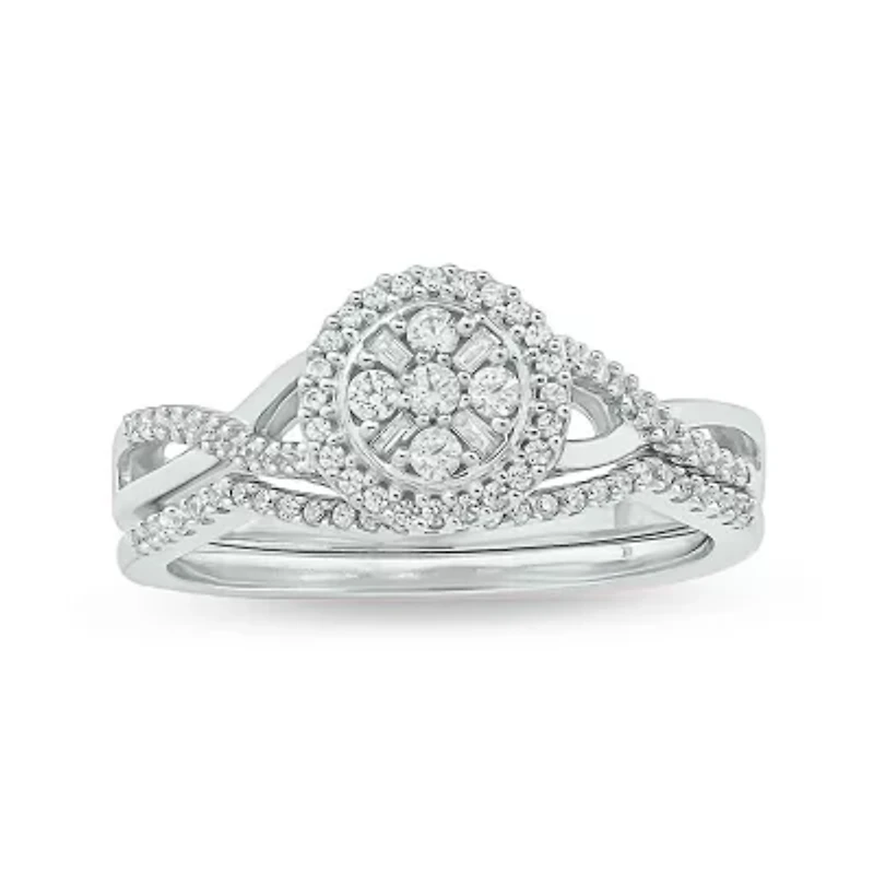 1/3 ct. t.w. Diamond Bridal Ring 10K White Gold