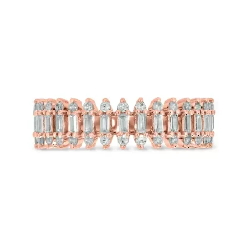 1/2 ct.t.w White Diamond Gorgeous Studded Anniversary Band 14K Gold