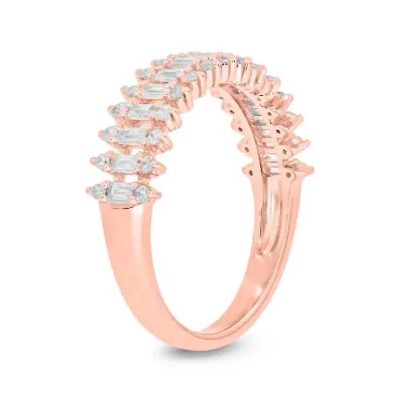 1/2 ct.t.w White Diamond Gorgeous Studded Anniversary Band 14K Gold