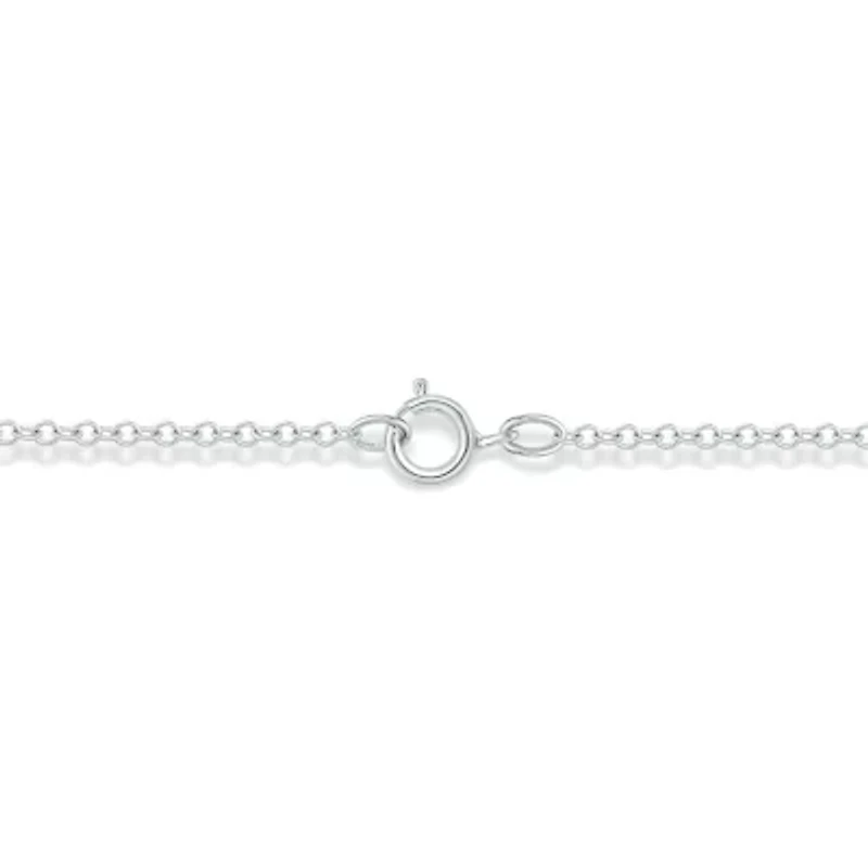 3/8 ct. t.w White Natrual Diamond Cushion Pendant Necklace 10K Gold