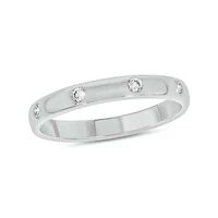 1/10 ct.t.w. Diamond Anniversary Band 14KT White Gold