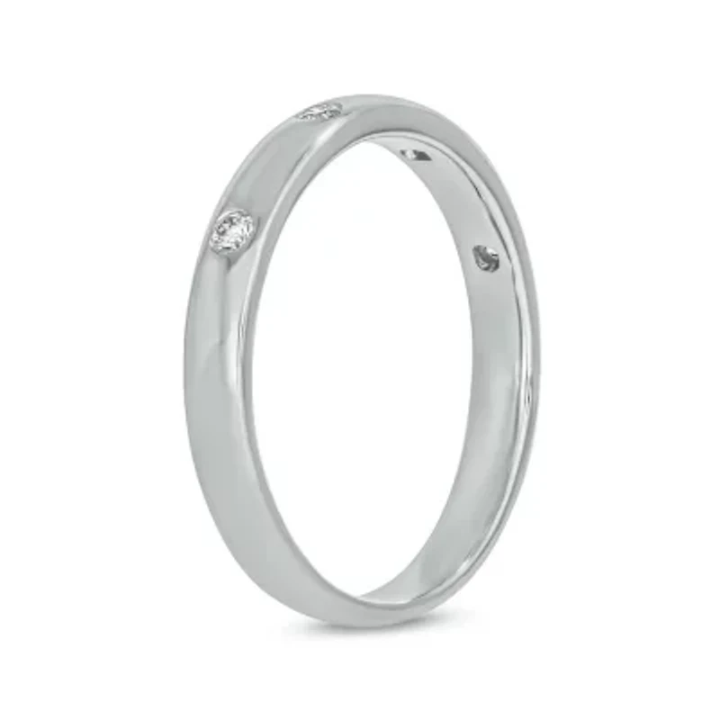 1/10 ct.t.w. Diamond Anniversary Band 14KT White Gold