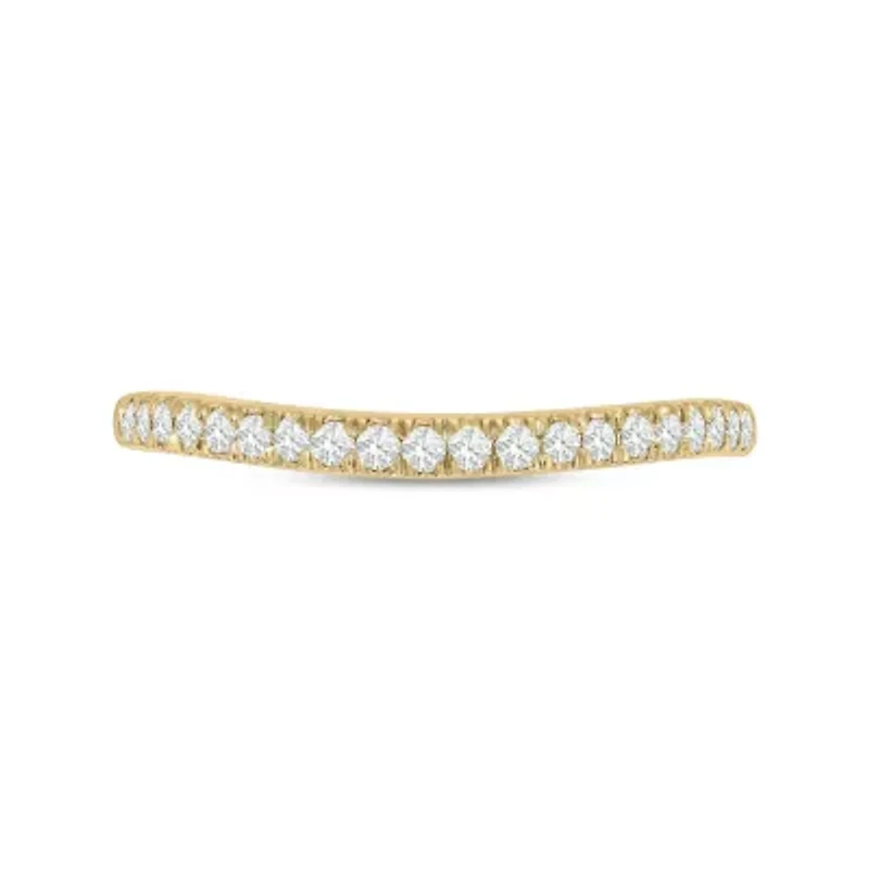 1/4 ct.t.w. Diamond Countour Anniversary Band 14KT Yellow Gold
