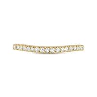 1/4 ct.t.w. Diamond Countour Anniversary Band 14KT Yellow Gold