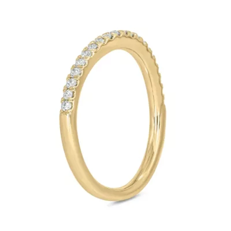 1/4 ct.t.w. Diamond Countour Anniversary Band 14KT Yellow Gold