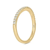 1/4 ct.t.w. Diamond Countour Anniversary Band 14KT Yellow Gold