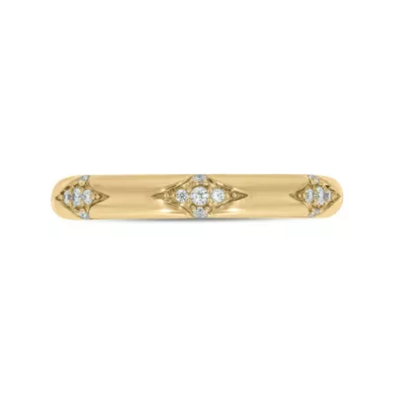 1/10 ct.t.w. Diamond Anniversary Band 14KT Yellow Gold