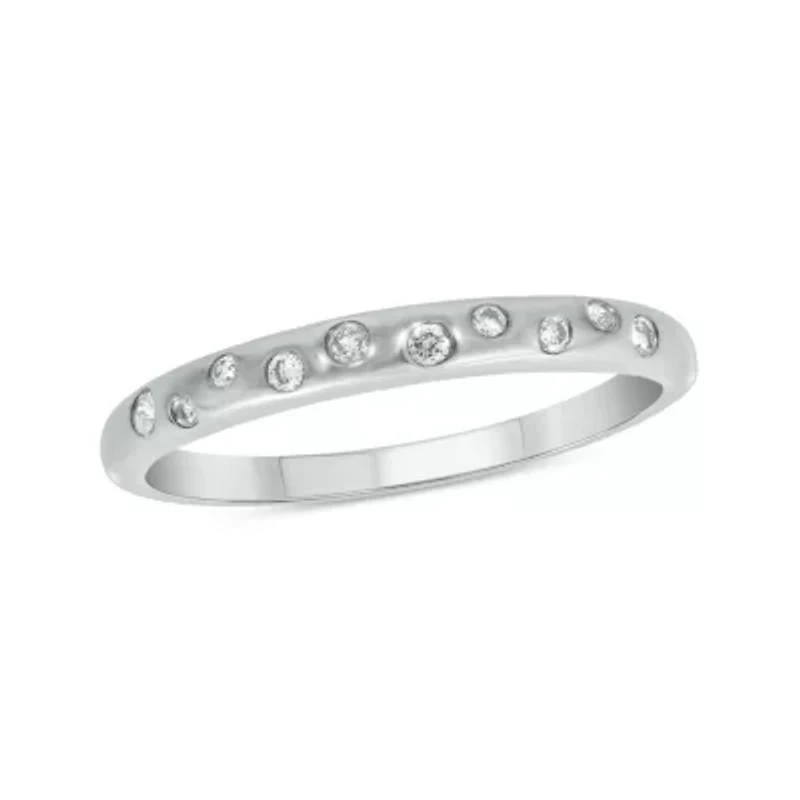 1/10 carat, Diamond Scattered Diamonds Ring 14K Yellow Gold