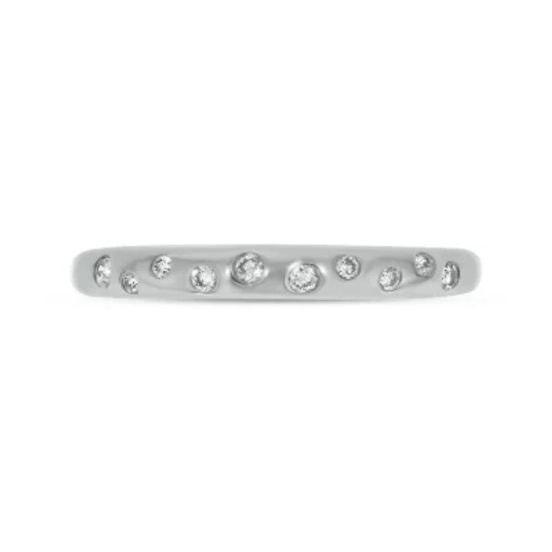 1/10 carat, Diamond Scattered Diamonds Ring 14K Yellow Gold