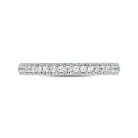 3/4 carat, Diamond Half Eternity ,3 Row Micro Pave Band Ring 14K Yellow Gold