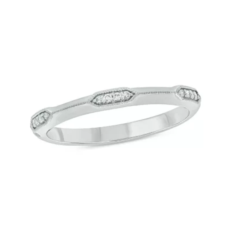 Diamond Accent Anniversary Band 14K Yellow Gold