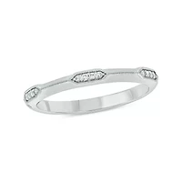 Diamond Accent Anniversary Band 14K Yellow Gold