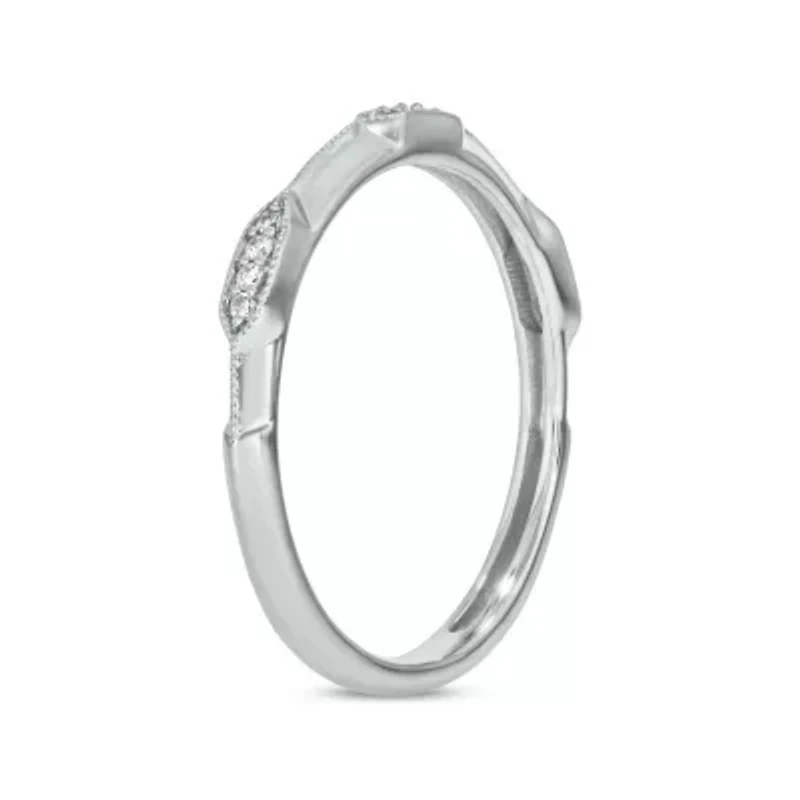 Diamond Accent Anniversary Band 14K Yellow Gold