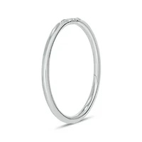 Diamond Accent Stone,Stack Anniversary Band 14K Yellow Gold
