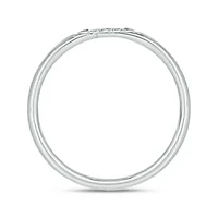 Diamond Accent Stone,Stack Anniversary Band 14K Yellow Gold