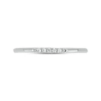 Diamond Accent Stone,Stack Anniversary Band 14K Yellow Gold